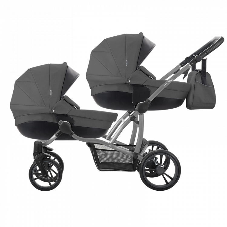 Kočík pre dvojičky Bebetto 42 GRAPHITE - col.04